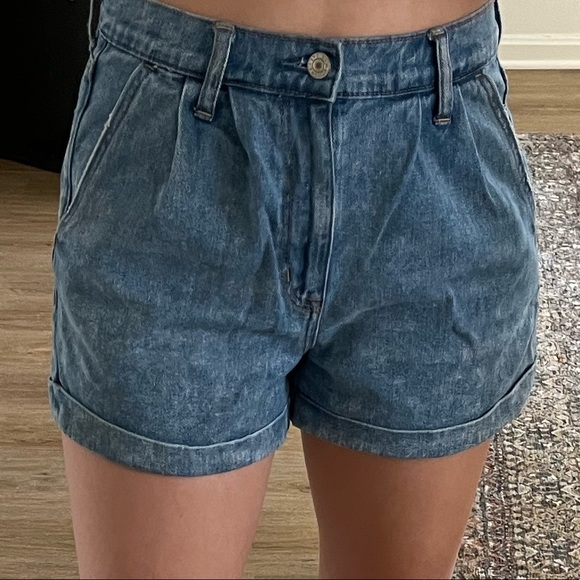American Eagle Blue denim shorts - Picture 1 of 2